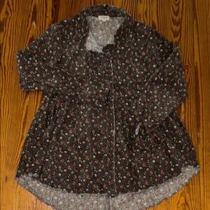 Floral Button-Up Shirt